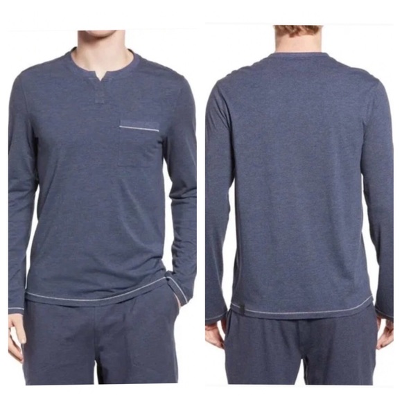 Lunya Lahgo Restore Henley Size XXL Charcoal Gray - Picture 2 of 7